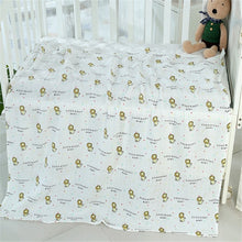 Load image into Gallery viewer, 1Pc 100% Cotton Baby muslin blankets, Soft Newborn Blankets for Bath