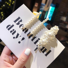 Load image into Gallery viewer, 3/4/5pcs/Set Women/ Girls Elegant Full Pearls Geometric Hair Clips Sweet Hair Ornament Hairpin Barrette Headband Hair Accessories