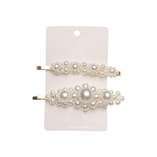 Load image into Gallery viewer, 5Pcs/Set Fashion Pearl Hair Clip Snap Button Hair Pins for Women Sweet Pearl Hairpin Hair Clips Jewelry Lady Barrette Stick