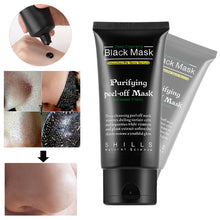 Load image into Gallery viewer, 62g/6g Activated carbon blackhead and acne mask. Deep Cleansing Black Mud Mask Blackhead Remover Peel-Off Mask