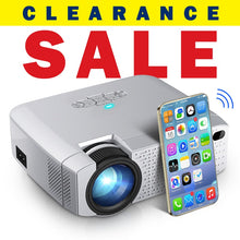 Load image into Gallery viewer, LED Mini Projector with HD images and videos. synchronizes with Smart Phones