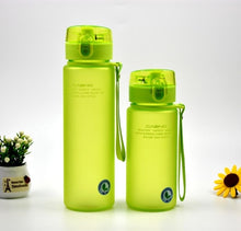 Load image into Gallery viewer, Leak Proof Sports Water Bottle of High Quality. perfect for Tour Hiking Portable My Favorite Drink Bottles 400ml 560ml free
