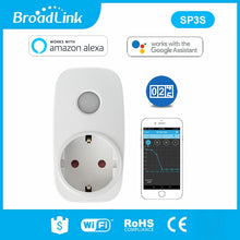 Load image into Gallery viewer, BroadLink SP3S Smart Wifi Power Plug Outlet 16A EU Socket Remote Control Work with Alexa Google Home Voice IFTTT Home Automation