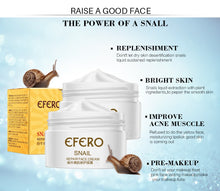 Load image into Gallery viewer, Snail Face Cream, Anti-wrinkle agents, Firming and Anti Aging. Anti Acne Scar Whitening Face Cream for Face Skin Care Moisturizing Cream