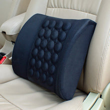 Load image into Gallery viewer, Electric massage Lumbar Cushion For Cars and Offices Seat. Supports Rest and acts as a Back Pillow for your Chairs. Waist Sofa vibration (lumbar pad)