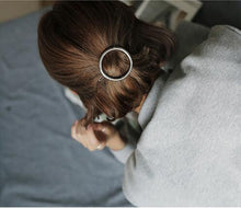 Load image into Gallery viewer, Fashion Metal Leaf Hair Clip Barrettes Hairpin Barrette Hair Claws Women Girls Trend Charm Moon Round Triangle