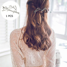 Load image into Gallery viewer, Fashion Metal Leaf Hair Clip Barrettes Hairpin Barrette Hair Claws Women Girls Trend Charm Moon Round Triangle
