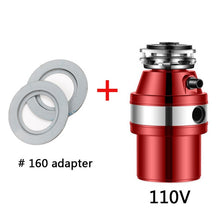 Load image into Gallery viewer, JIQI Food Waste Disposer 370W Food Residue Garbage Processor Sewer Rubbish Disposal Crusher Grinder Kitchen Sink Appliance