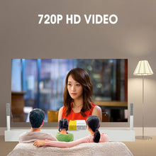Load image into Gallery viewer, Portable Mini Projector, Mini Home Projector AV, USB SD TF Card USB Portable Pocket Beamer for smart Phones