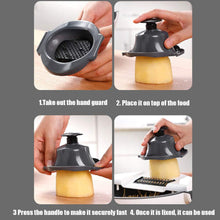 Load image into Gallery viewer, Multifunctional Vegetable Slicer Household Shredder Chip Grater Chopper Kitchen Tools Gadgets Vegetable Cutter Draining Basket