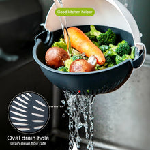 Load image into Gallery viewer, Multifunctional Vegetable Slicer Household Shredder Chip Grater Chopper Kitchen Tools Gadgets Vegetable Cutter Draining Basket