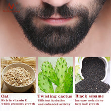Load image into Gallery viewer, Natural Orange Organic Beard Oil Beard Wax balm Hair Loss Products Leave-In Conditioner for Groomed Beard Growth Health Care 30g