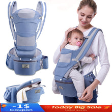 Load image into Gallery viewer, New 0-4 years Month Ergonomic Baby Carrier,3 In 1 Front Facing Ergonomic Kangaroo Baby Wrap Sling
