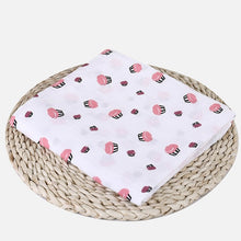 Load image into Gallery viewer, 100% Organic Cotton Swaddle Blanket , Flamingo Print. Muslin Baby Blankets, Infant Swaddle Towel For Newborns Baby Wrap Kids Bed Sheet