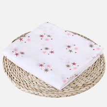 Load image into Gallery viewer, 100% Organic Cotton Swaddle Blanket , Flamingo Print. Muslin Baby Blankets, Infant Swaddle Towel For Newborns Baby Wrap Kids Bed Sheet