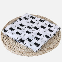 Load image into Gallery viewer, 100% Organic Cotton Swaddle Blanket , Flamingo Print. Muslin Baby Blankets, Infant Swaddle Towel For Newborns Baby Wrap Kids Bed Sheet