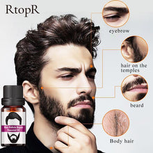 Load image into Gallery viewer, Hair Follicle and Repair Oil for Men. Styling Oil Hair for Growth Of Beard Hair. Care Moisturizing Smoothing 10ml