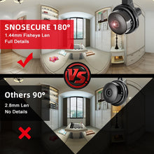 Load image into Gallery viewer, Wireless 1080P HD IP Camera with Two Way Audio and Night Vision. Video Monitor 360 Degree Panoramic Home Security WIFI Camera