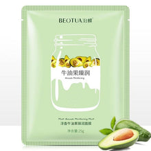 Load image into Gallery viewer, Six Fruit and Plant Facial Mask with Moisturizing Oil-control . Blueberry Cucumber Pomegranate Fruit Aloe Sheet Mask Face Mask