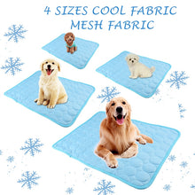 Load image into Gallery viewer, Breathable Summer pet Cooling Mat. Ice Cool pad Perfect for Fit for All Pets