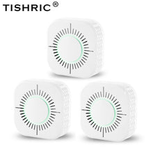 Load image into Gallery viewer, Wireless Smoke Sensor Detector 433mhz Fire Alarm System Security that works with Sonoff Bridge Wifi Google/Smart Home Alexa