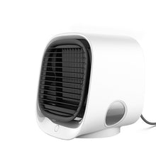 Load image into Gallery viewer, Portable USB Mini Air Conditioner with Night Light. Multi function Summer Air Cooling Fan