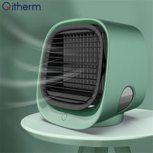Load image into Gallery viewer, Portable USB Mini Air Conditioner with Night Light. Multi function Summer Air Cooling Fan