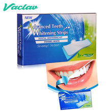 Load image into Gallery viewer, teeth Whitening Strip, Tooth Bleaching process for a Perfect Smile, Stain removal and Whitening Kit