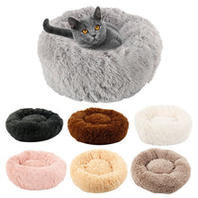 Load image into Gallery viewer, all weather pet Bed, Warm Long Plush Sleeping Beds for cats and dogs