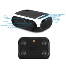 Load image into Gallery viewer, portable LCD home and outdoor LED projector for smartphone