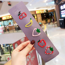 Load image into Gallery viewer, 10/15 Pcs/Set Girls Cute Cartoon Animals Fruit 5 cm Hairpins Children Lovely Hair Clips Barrettes Headband Kids Hair Accessories
