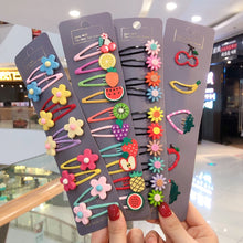 Load image into Gallery viewer, 10/15 Pcs/Set Girls Cute Cartoon Animals Fruit 5 cm Hairpins Children Lovely Hair Clips Barrettes Headband Kids Hair Accessories
