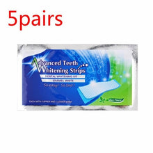 Load image into Gallery viewer, 10 / 5 pairs of 3D Gel Teeth Whitening Strips.  Oral Hygiene and teeth care kit
