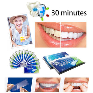 10 / 5 pairs of 3D Gel Teeth Whitening Strips.  Oral Hygiene and teeth care kit