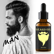 Load image into Gallery viewer, 100% Natural 30ML  Facial Hair accelerator,  Grow Beard Essential  Hair and Beard Growth Oil Men Beard Grooming Products
