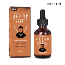 Load image into Gallery viewer, 100% Natural Organic Men Beard Growth Oil.  Beard Moisturizing and Soothing for Dashing Gentlemen 30ml
