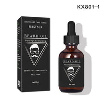 Load image into Gallery viewer, 100% Natural Organic Men Beard Growth Oil.  Beard Moisturizing and Soothing for Dashing Gentlemen 30ml
