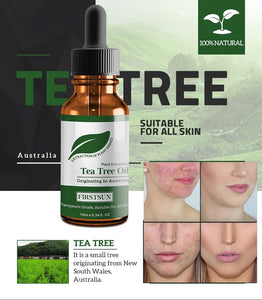 100% Natural Tea Tree Essential Oil Anti-wrinkle Extract Acne Removal Scars Marks Treatment Essential Oil for Any Skin CareTSLM1