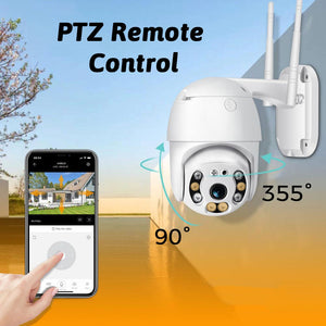 1080P PTZ IP Camera Wifi Outdoor Speed Dome , Wireless Wifi Security Camera with Pan Tilt mode 8X Digital Zoom 4MP Network CCTV Surveillance