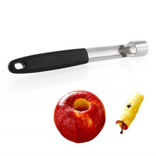 Load image into Gallery viewer, 180mm(7'') Pear Bell Twist Fruit Core Seed Remover pepper Remove Pit Kitchen Tool Gadget Stoner Easy Apple Corer Pitter
