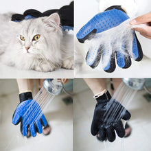 Load image into Gallery viewer, 1PC pet  Hair Removal Gloves, for pet grooming Grooming massage and Deshedding Dogs, cats, horses, hamsters, bunny
