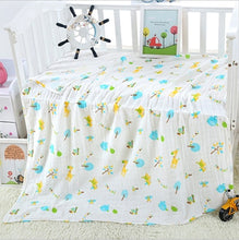 Load image into Gallery viewer, 1Pc 100% Cotton Baby muslin blankets,  Soft Newborn Blankets for Bath
