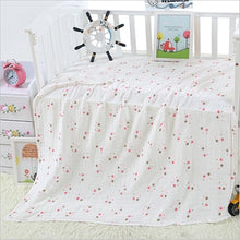 Load image into Gallery viewer, 1Pc 100% Cotton Baby muslin blankets,  Soft Newborn Blankets for Bath
