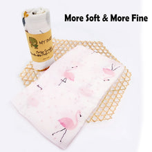 Load image into Gallery viewer, 1Pc Muslin 100% Cotton Baby Swaddles Soft Newborn Blankets Bath Gauze Infant Wrap Sleepsack Stroller Cover Play Mat Baby Bath
