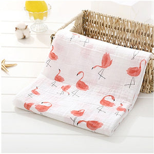 1Pc Muslin 100% Cotton Baby Swaddles Soft Newborn Blankets Bath Gauze Infant Wrap Sleepsack Stroller Cover Play Mat Baby Bath