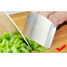 Load image into Gallery viewer, 1Pc Stainless Steel Finger Hand Protector Guard Knife Cut Finger Protection Vegetable Cutting Hand Guard Kitchen Tool Gadgets
