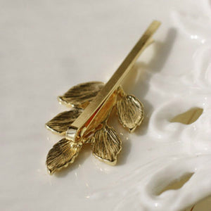 1Pcs Simple Elegant Style Baitie Pearl Lady's Golden Hair Clip Hairband Pin Barrette Bride Hairpin Headdress Accessories Styling