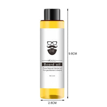 Load image into Gallery viewer, 1pc 30ml 100% Organic Beard Oi.l Hair Loss Products.   Beard care and Growth Oil
