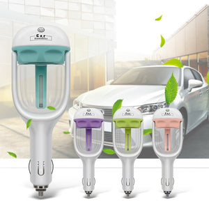 2020 New Mini 12V Car Steam Humidifier Air Purifier and Aroma Diffuser Essential oil diffuser Car humidifier in different  Colors