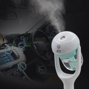 2020 New Mini 12V Car Steam Humidifier Air Purifier and Aroma Diffuser Essential oil diffuser Car humidifier in different  Colors